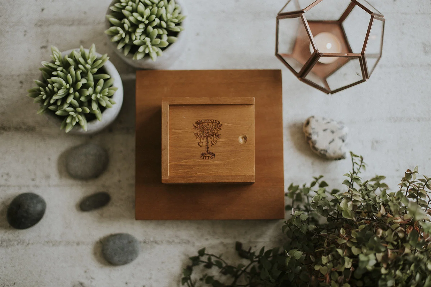 wooden usb box