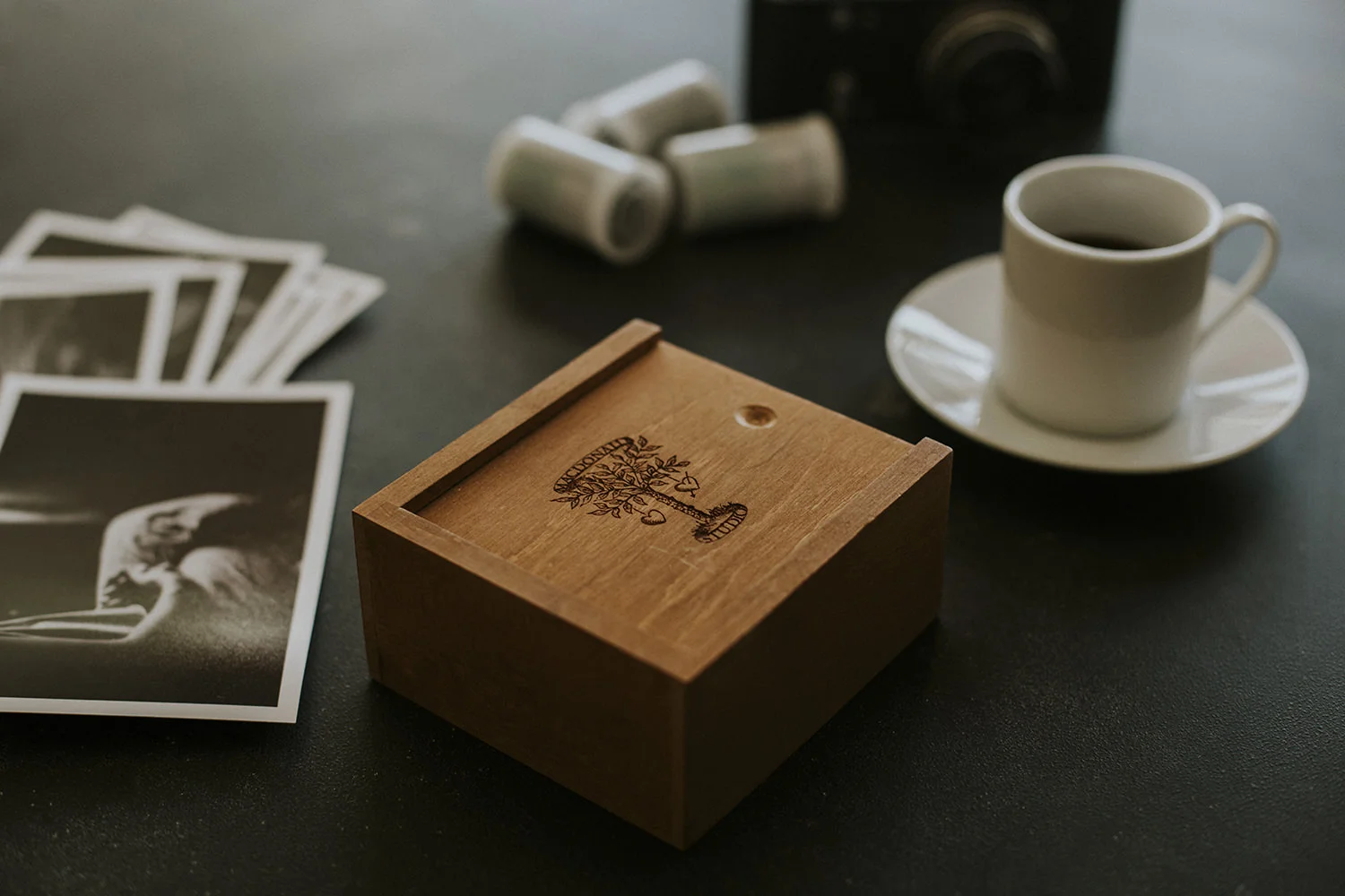 wooden usb box