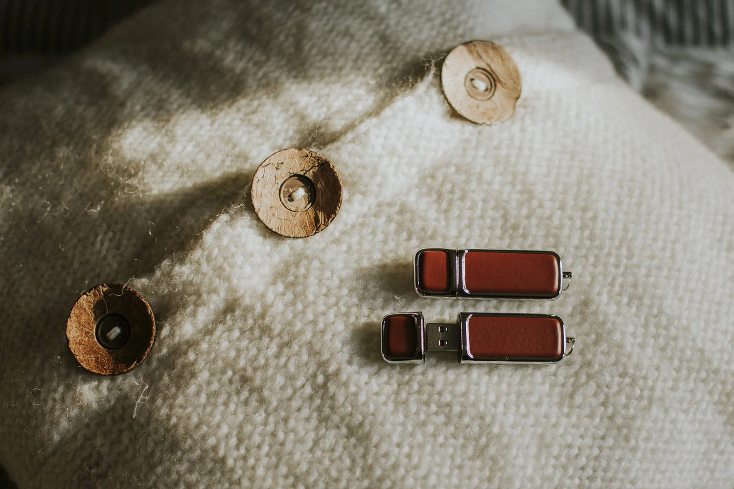 leather memory sticks