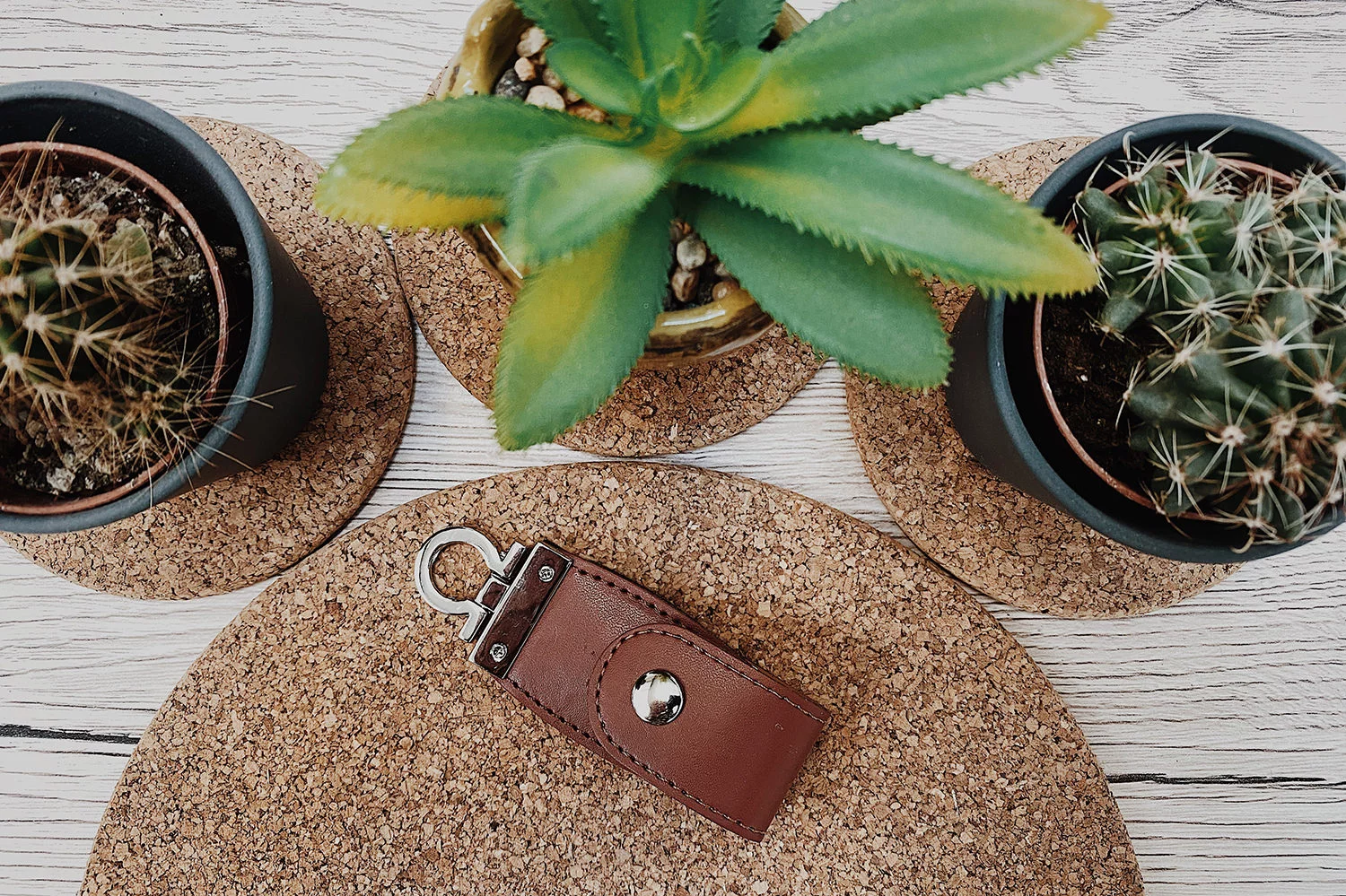 leather clip usb