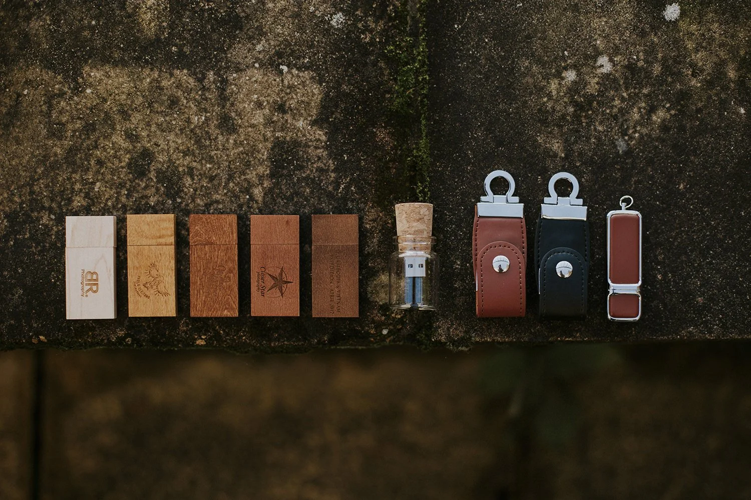 wooden banana usb