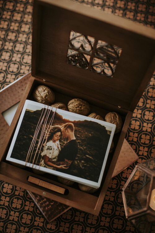 Laser cut box for photographers by Wooden Banana