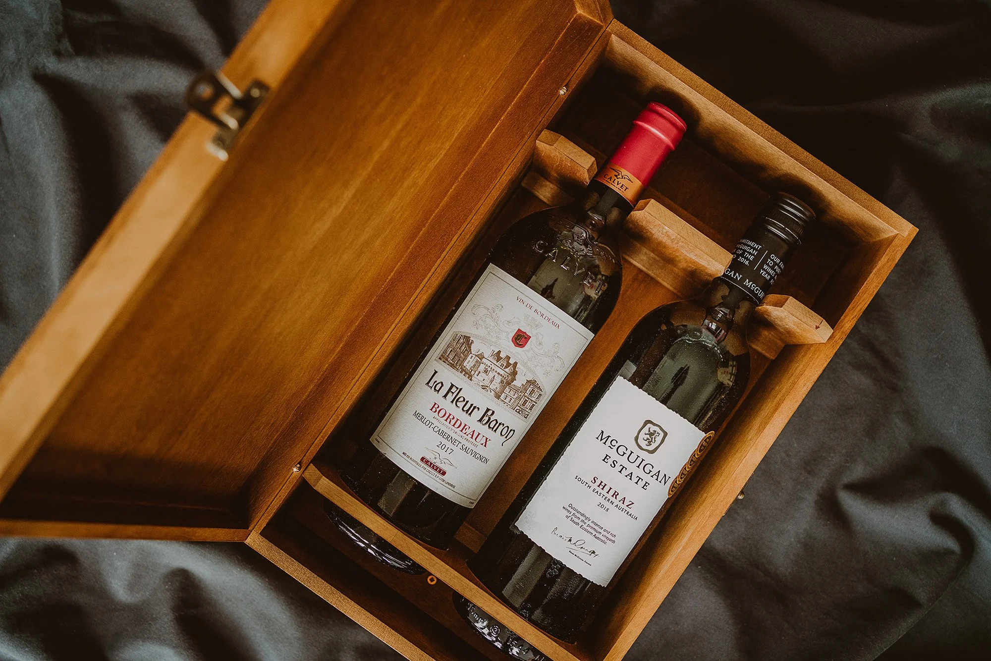 Personalised two bottle wine box 1