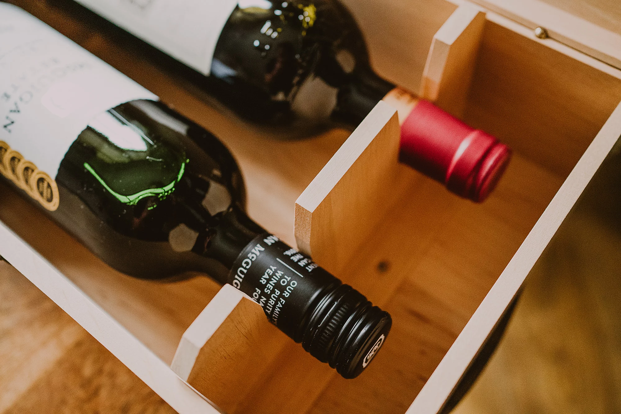 two bottle wine box